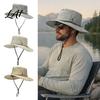 Portable Sunshade Hat for Hiking Wide Brim Bucket Hat UV Protection Sun Waterproof Quick Dry Fishing Outdoor Team Building Accessories with