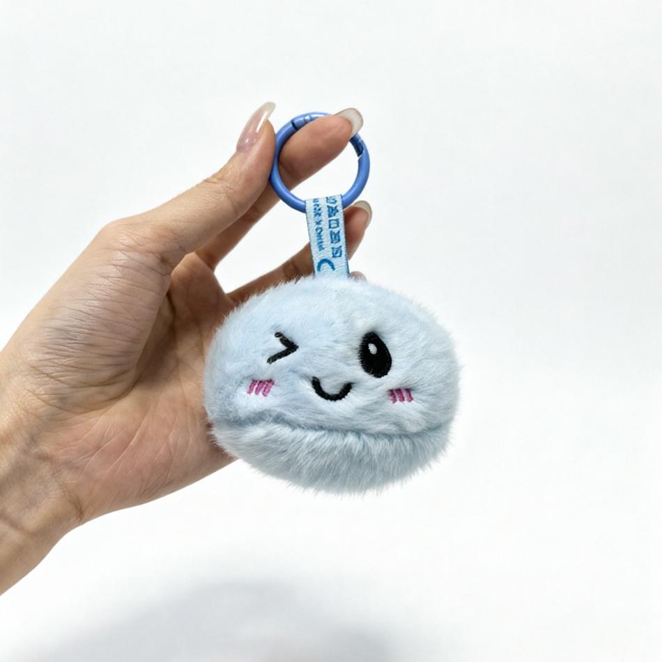 Simulation Teigtaschen Brötchen Plüsch Schlüsselanhänger Knetspielzeug Squishy Fidget Anti-Stress-Abbau Handentspannung Geschenk Spielzeug Ornament Auto Anhänger