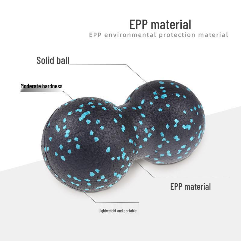 Black EPP Fitness & Massage Peanut Ball for Sensory Integration