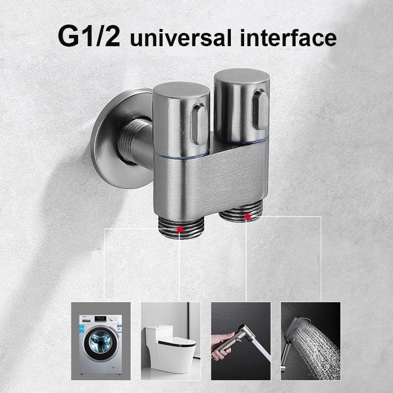 Zinc Alloy Bathroom Sprayer Bidet Toilet Companion With Angle Valve Anti-Leak Design Bathroom Accessories