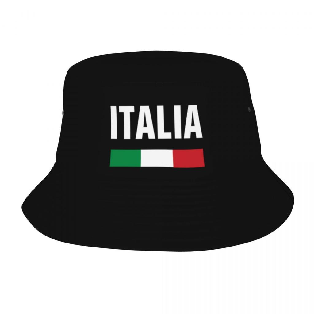 Sommer Reise Kopfbedeckung Italia Italien Italienische Flagge Accessoires Eimerhut Teenager Heiße Sonnenhut Bob Hut Angeln Fischer Unisex Mütze Wandern