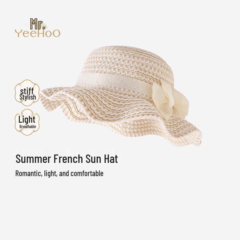 YEEHOO Girls  Summer Straw Sun Hat 50CM