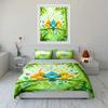Cute Birds & Nature Decor Set Soft Comfortable Duvet Cover Bedding Set Included 1*Duvet Cover & 2*Pillowcases Gift