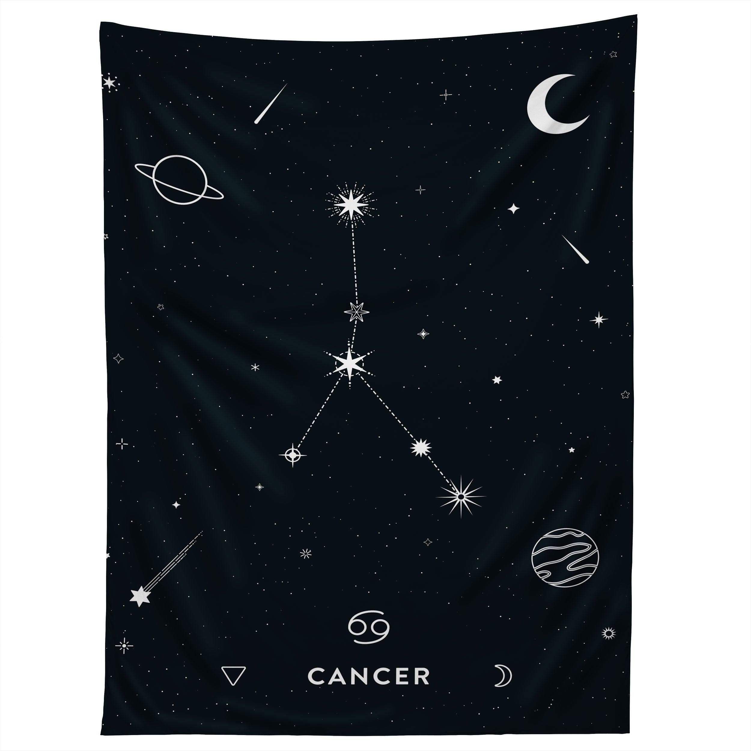 CANCER STAR CONSTELLATION tapestry 75x100