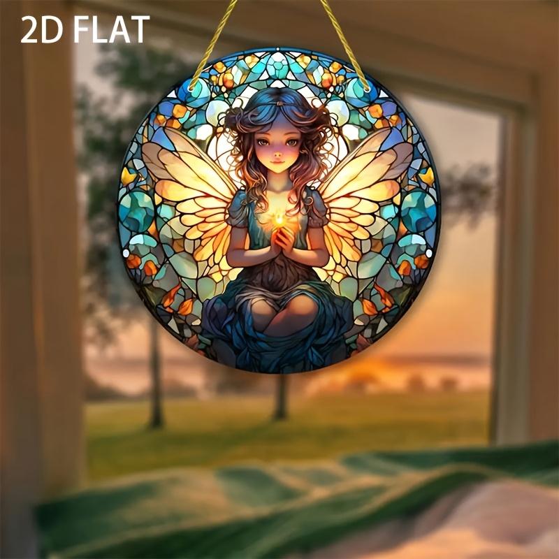 

2D Flat Acrylic Fairy Decoration , Use No Batteries/Electricity Needed, Unique Indoor/Outdoor Decoration , Multipurpose Traditional