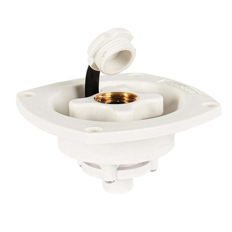 RV Wall Mount Filler Regulator Impact Pressure Regulated Water Entry For Rvs Trailer Campers Boat Accessories