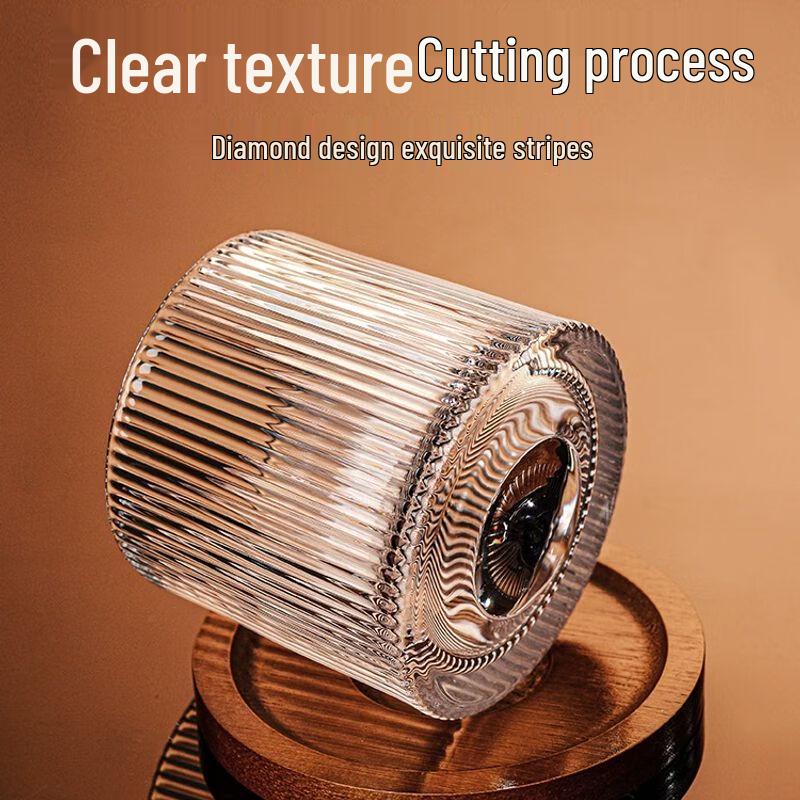 Premium Rotating Crystal Whiskey Glass Set