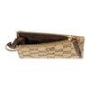 Gucci GG Marmont Generation Vintage Style Gold Hardware Zipper Closure GG Canvas Key Pouch Women accessories Beige Dark-Brown 837747-FAF05-9651
