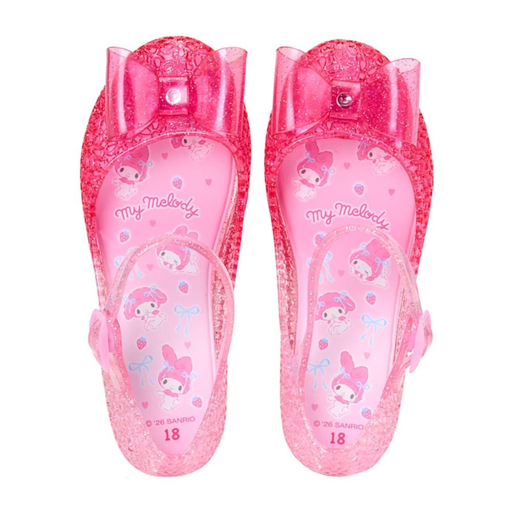 Sanrio Kids Clear Sandals Princess Shoes Dress Recital Graduation Ceremony Summer Children s My Melody 16cm 749869