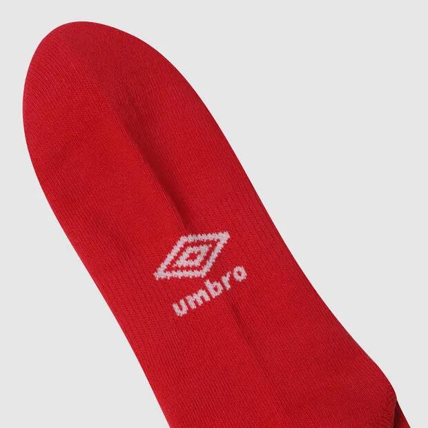 Mesh Wording Crew Socks Red (UQ223CSC50)