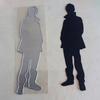 Muž postava Shadow Cutting Dies DIY Scrapbook Papírové karty Craft Punch Stencil