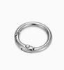 Zinc Alloy Spring Key Ring Durable Split Ring Keychain Accessory with 33MM Outer Diameter Suitable for Organizing Keys and Small Items