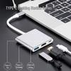 USB-C to HDMI 3-in-1 Docking Hub Adapter for TV and Projector