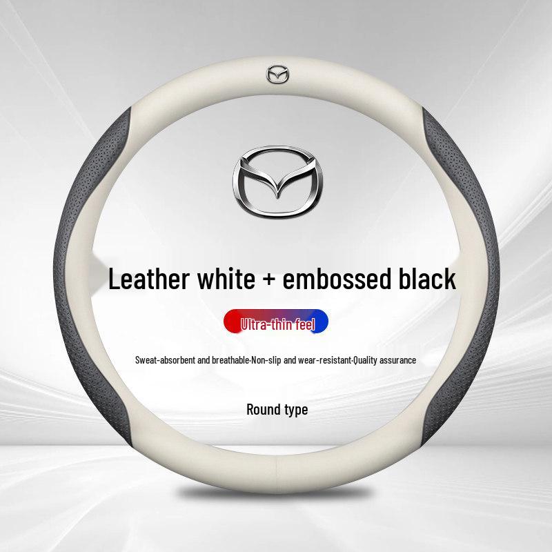 Mazda M6 Atenza Angkesaila Ruiyi Xingcheng CX4 CX5 Genuine Leather Steering Wheel Cover