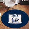 Geelong Football Club (1) Round Office Rug Decorative Floor Rug for Office Bedroom Living Room and Home Space