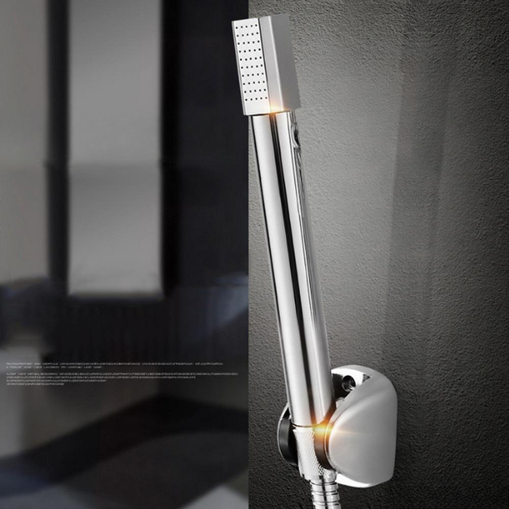 Nowoczesny styl łazienkowy głowica prysznicowa ze stali nierdzewnej + miedziane głowice prysznicowe ręczne chromowane głowice prysznicowe z deszczownicą