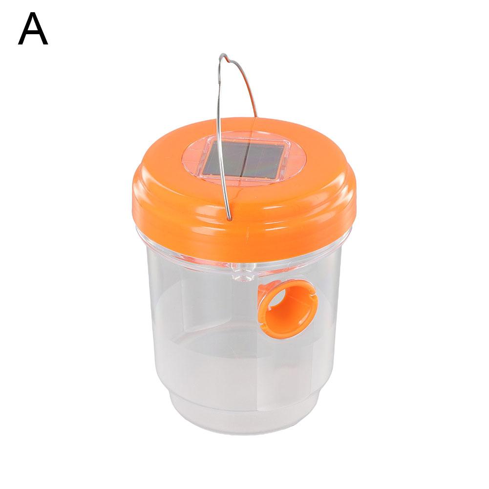 Solar Powered Wasp Trap Waterproof Outdoor Non-toxic Bee Trap Reusable Supplies Traps For Gardens, Orchards, Parks, Balconies