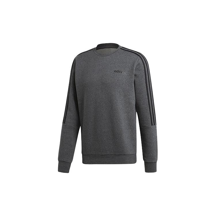 adidas M CREW 3S Side Stripe Round Neck Gray Men s EI8995 M