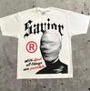 Letter Pattern Portrait Printed Tshirt Unisexs And Unisexs Same Style Casual And Relaxed Streetwear Classic Tshirt