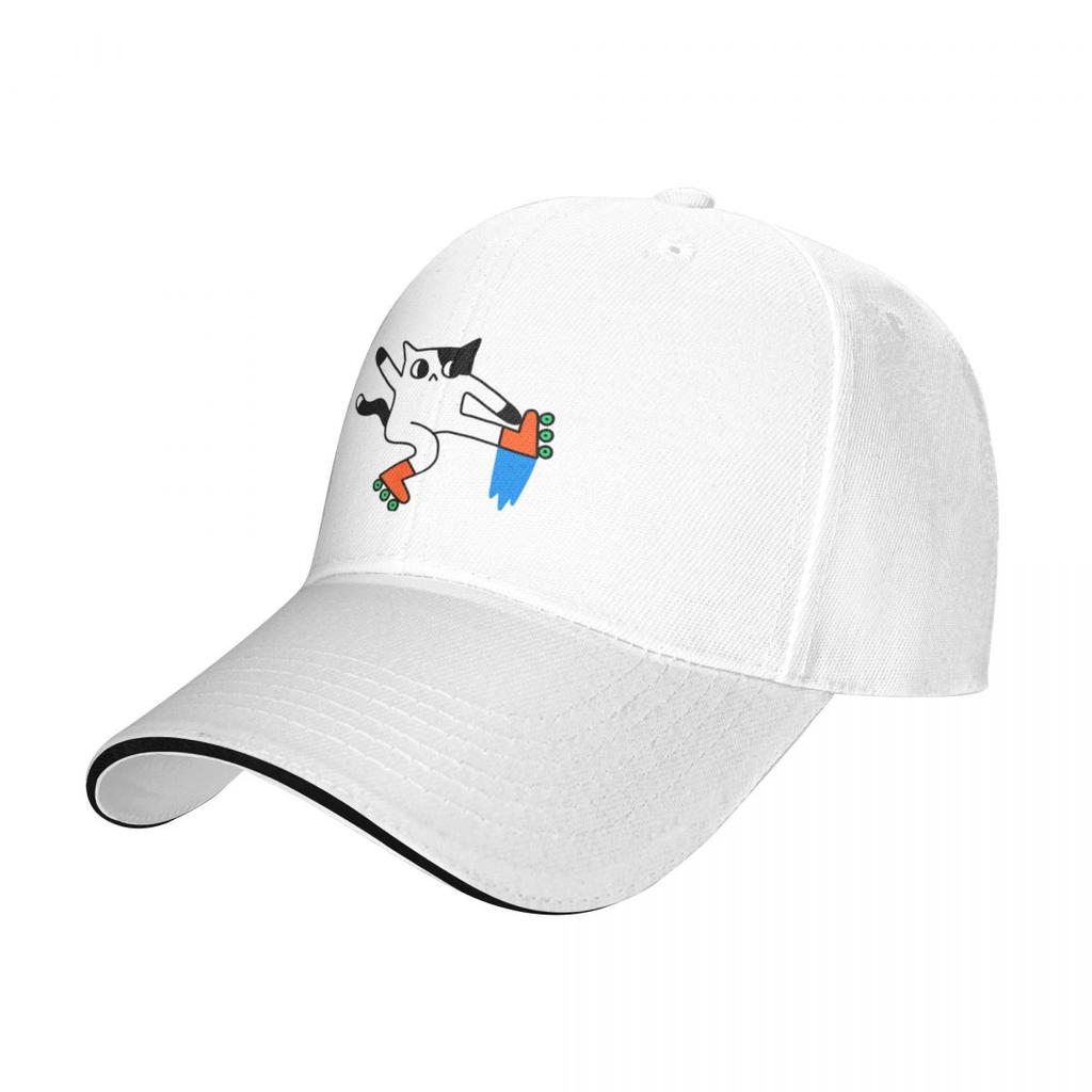 Skate Cat Baseball Cap Papa Hut Designer Hut Streetwear Custom Cap Elegante Damen Hüte Unisex