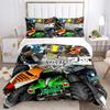Cartoon Monster Truck All Season Duvet Cover Comforter Bedding Sets Soft Quilt Cover and Pillowcases SingleDoubleQueenKing