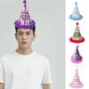 Unisex Birthday Party Hat Children Princess Carnivals Party Props Cap Headwear