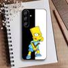 The S-Simpsons Cartoon Phone Case For Samsung Galaxy A73,A72,A71,A70,A52,A51 Others Soft Black Cover