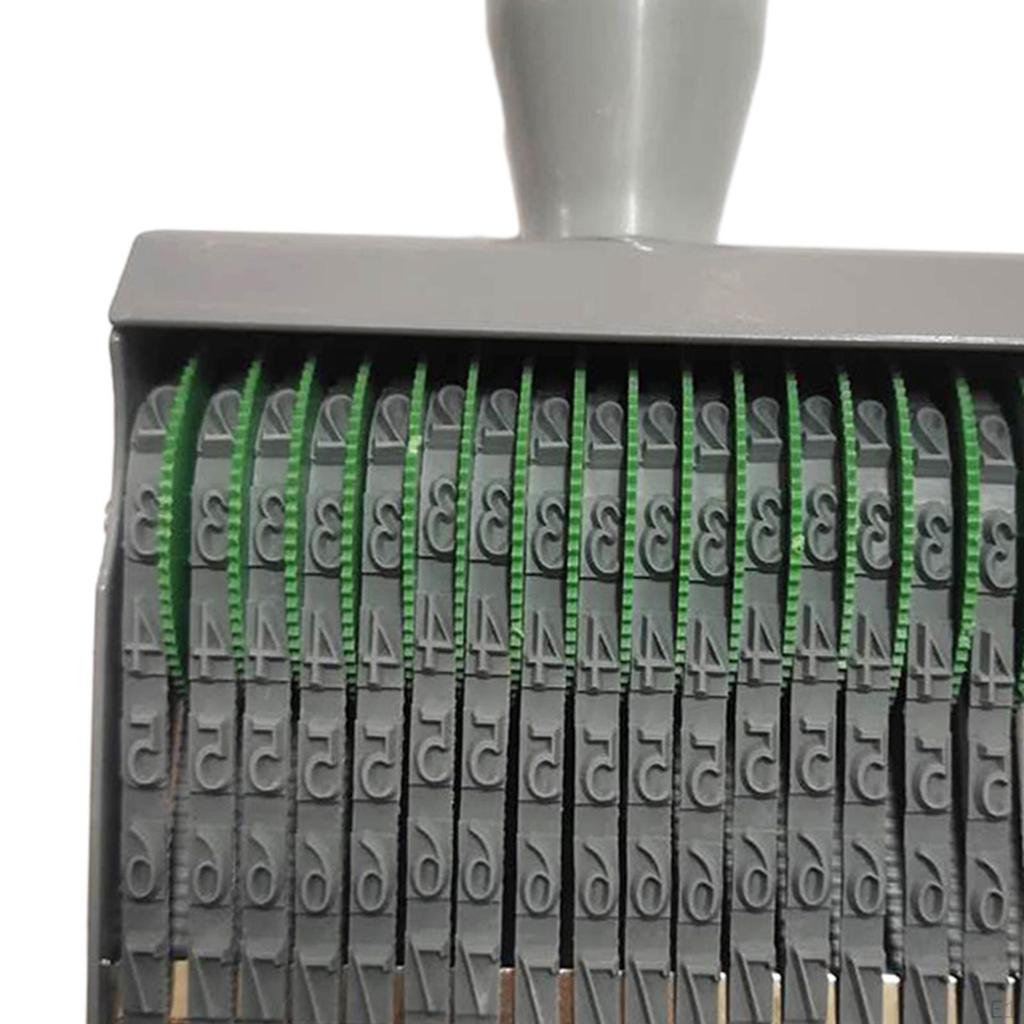 Pieczątka z numerami gumowymi, kółko obrotowe, 8-cyfrowe dodatki, wielofunkcyjny stempel biznesowy