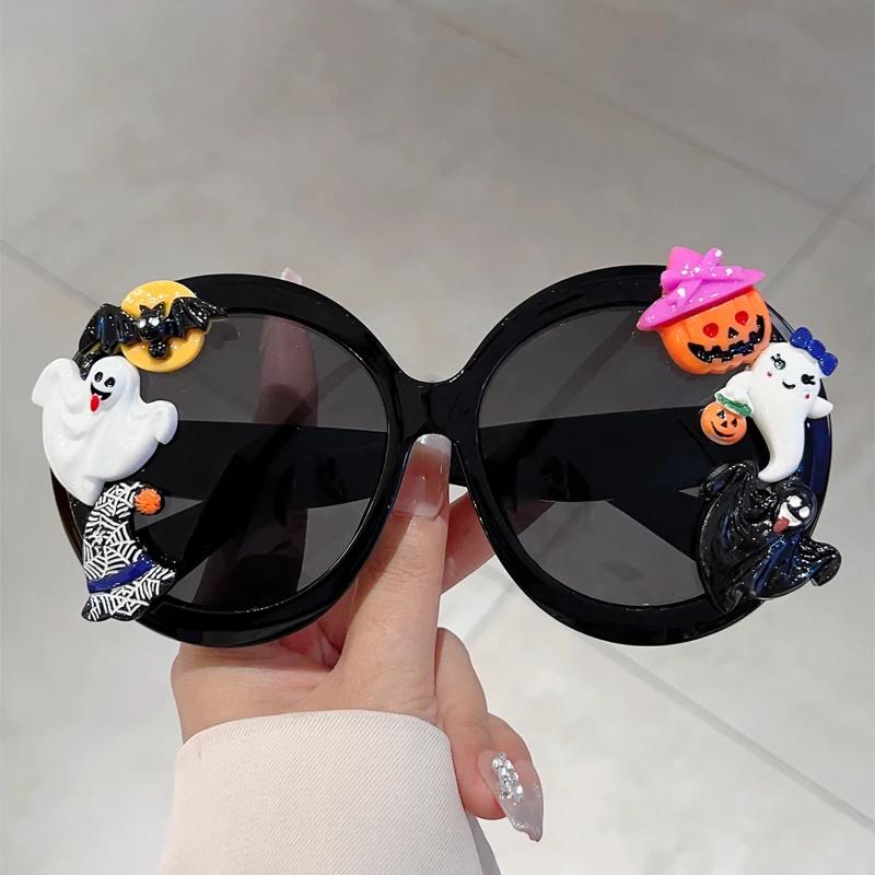 Cute Halloween Party Pumpkin Decor Shades Women Fashion Festival Rave Prop Sunglasses Funny Cartoon Design Sun Glasses