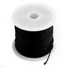 24m Black Stretch Elastic Line Round Beading Cord String Rope Thread Spool Wire