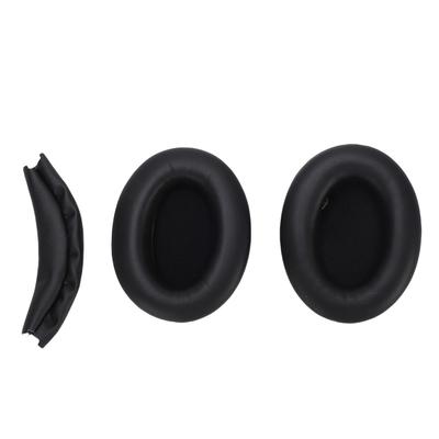 Ear Pad Headband Cushion Kit Fit for WH 1000XM4 Comfortable Headphones Earpad and Headband Cushion Replacement Kit Black