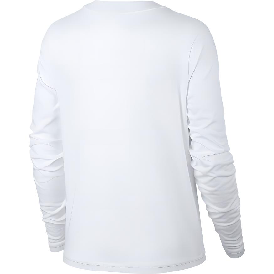 Nike Logo Casual Long Sleeve T-Shirt Women tops White 939349-100
