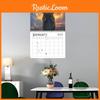 Cosmic 2025 Cat Calendar Fashion Spiral Living Room Wall Decoration Calendar