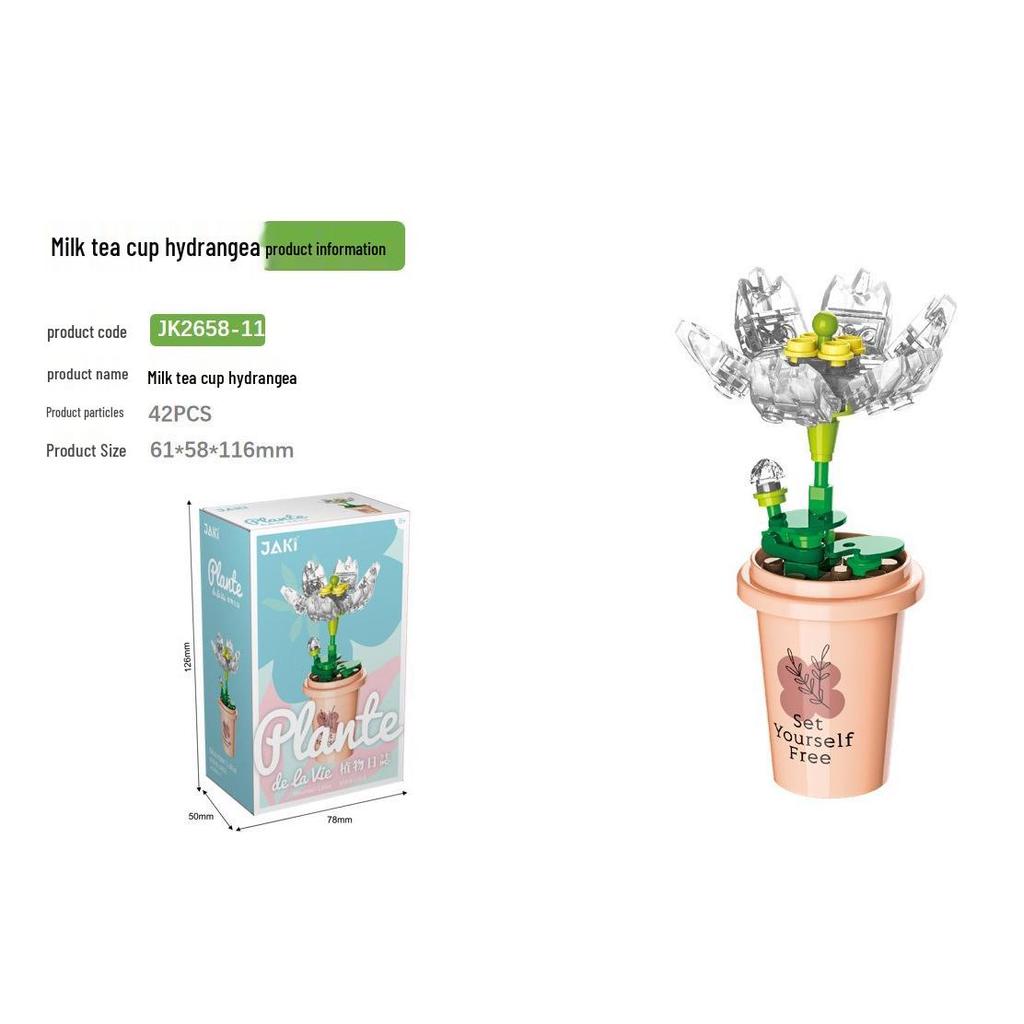 Compatible Lego Eternal Flower Valentine's Day & Teacher's Day Rose Puzzle Building Toy Set
