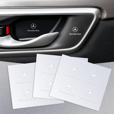 3D Auto Innenraum Dekoration Aufkleber Emblem für Mercedes Benz AMG W211 W203 W204 W210 W124 W202 CLA W212 W108 W176 Zubehör