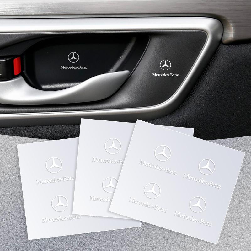 3D Auto Innenraum Dekoration Aufkleber Emblem für Mercedes Benz AMG W211 W203 W204 W210 W124 W202 CLA W212 W108 W176 Zubehör