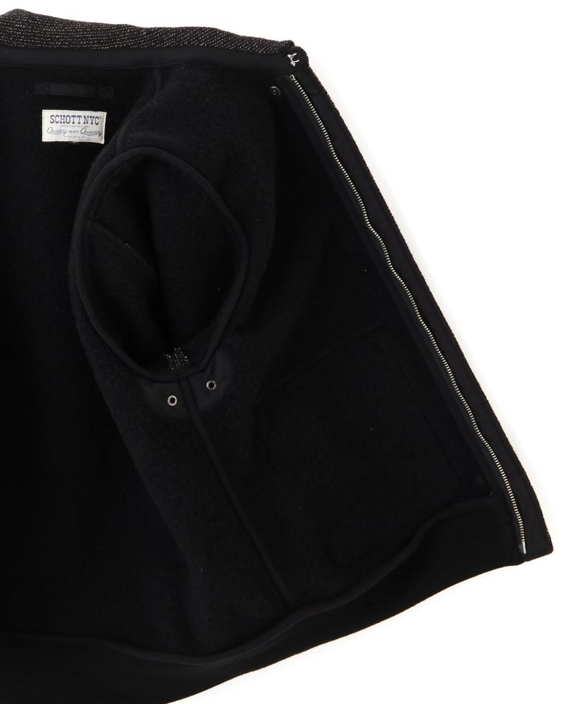Schott Beach Cloth Type A-2, Men's, Size XL, 010, Black, 782-5252009