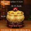 Copper Treasure Bowl Ornament Solid Wood Base Absorb Wealth Living Room Home Decoration Feng Shui Housewarming Opening Gift