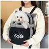 Tragbare Haustier-Brusttasche Front-Schulter-Rucksack für Katzen und Hunde Große Kapazität Weiche Atmungsaktive Trage für Outdoor-Reisen Freihändig