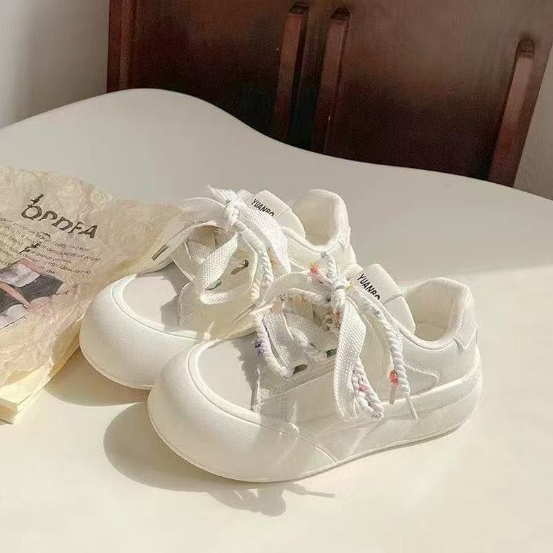 Muffin sole ins thick baseplate shoes new spring and summer bread shoes casual big head shoes