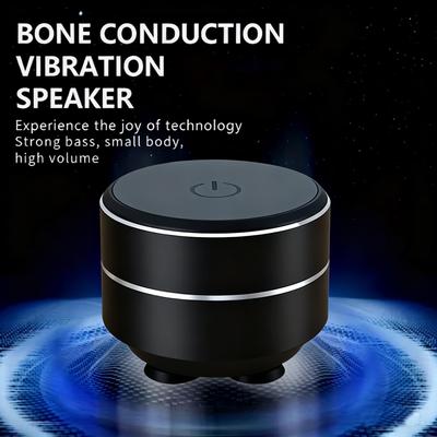 Bone Conduction Resonance ES2401 Bluetooth Speaker: High Power Aluminum Alloy with Vibration Technology