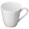 Noritake Noritake Mug 300cc Cher Blanc Microwave Safe Dishwasher Safe 2 Pieces Fine Porcelain (Pair Set) (Premium White) P94855/1655