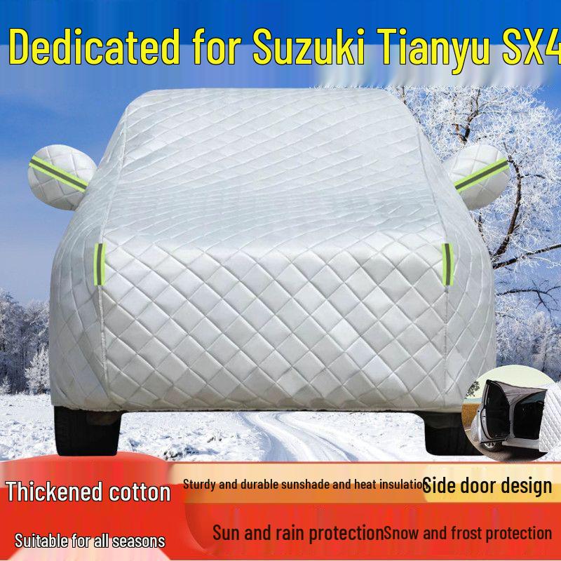 

Suzuki SX4 All-Weather Car Cover: Sun, Rain, Dust Protection and Heat Insulation. Suzuki Tianyu SX4