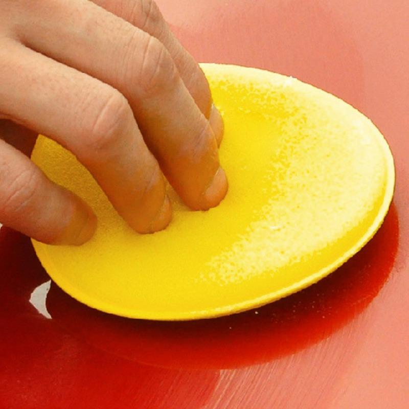 12/24Pcs Car Foam Sponge Wax Applicator Cleaning Detailing Pads Wax Soft Sponge Cleaning Accessories Dust Remove Auto Care Polishing Pad