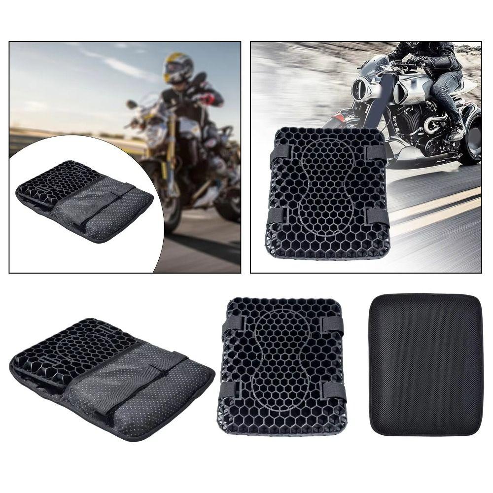 Elastic Motorcycle Seat Padding Breathable 3D Honeycomb Motorcycle Seat Cover  Long-distance Rides