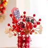 Creative New Year Lucky Decoration Chinese Style House Decor Basket  Spring Festival Supplies