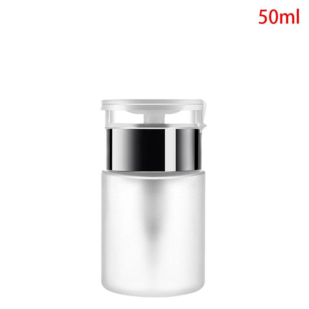 

60/150/180/250 МЛ Пляшка для нігтів Порожній прес-насос Диспенсер Пластиковий портативний рідкий засіб для зняття лаку Очищувач Макіяж Манікюрні інструменти