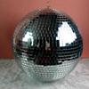 Wedding Disco Reflective Silver Mirror Ball Cake Decoration & Photography Prop