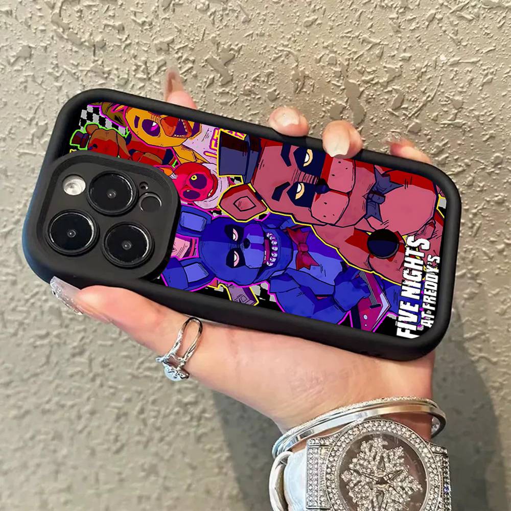 Fnaf Five-nights-At-Freddys Custodia per Telefono Anime Per iPhone 11 12 13 16 15 17 14 Pro Max Morbida Custodia Cover in Silicone