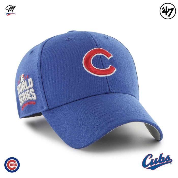 Casquette - Chicago Cubs - Sure Shot - Snapback - MLB World Series 2016 - Bleu